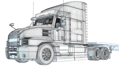 CREATOR FLATBED TRUCK 270PC DSHP