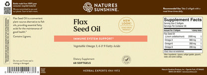 FLAX SEED OIL TB 60 GTB