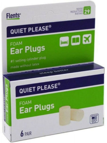 EAR PLUG QUIET PLEASE FOAM NRR29 10PR