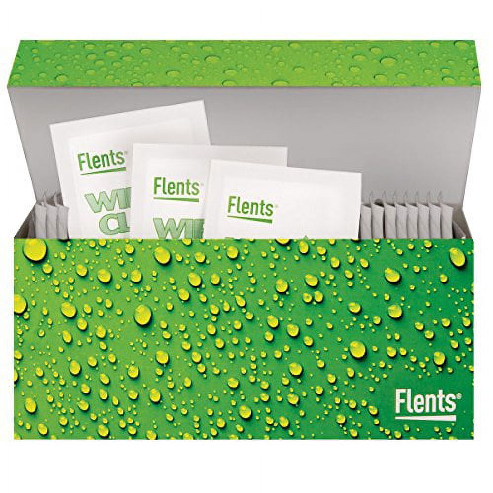 Flents Wipe 'N Clear Biodegradable Premoinstened Lens Wipes, 20 Count