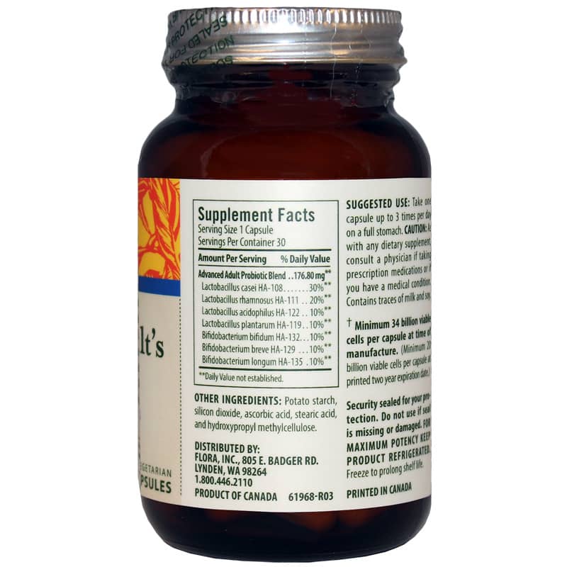 FLORA ADVANCED PROBIOTIC,ADULT