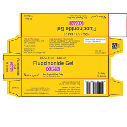 FLUOCINONIDE GL 0.05% 15GM