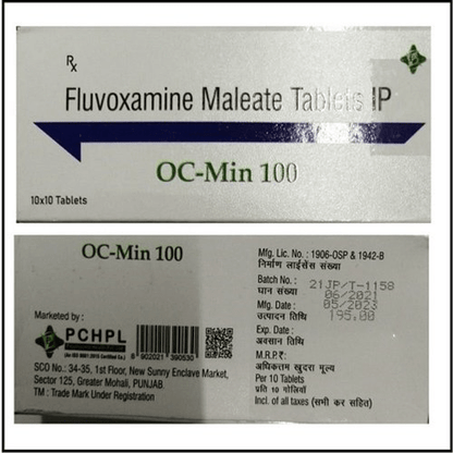 FLUVOXAMINE MALEATE TB 50MG 100