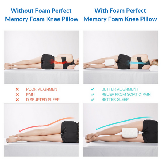 KNEE PILLOW MEM FOAM