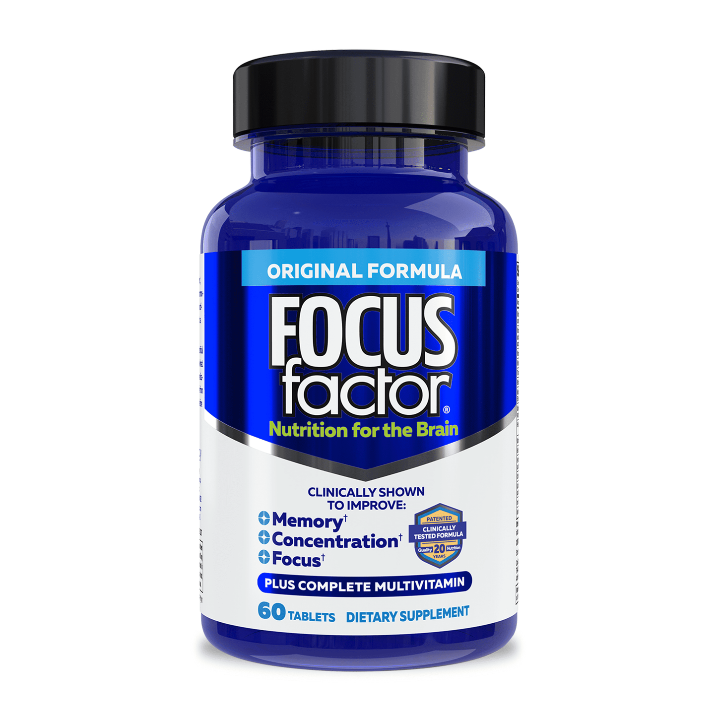 FOCUS FACTOR TB 60 BRN/VSN