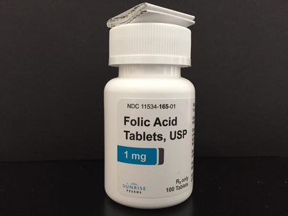 FOLIC ACID TB 1MG 100