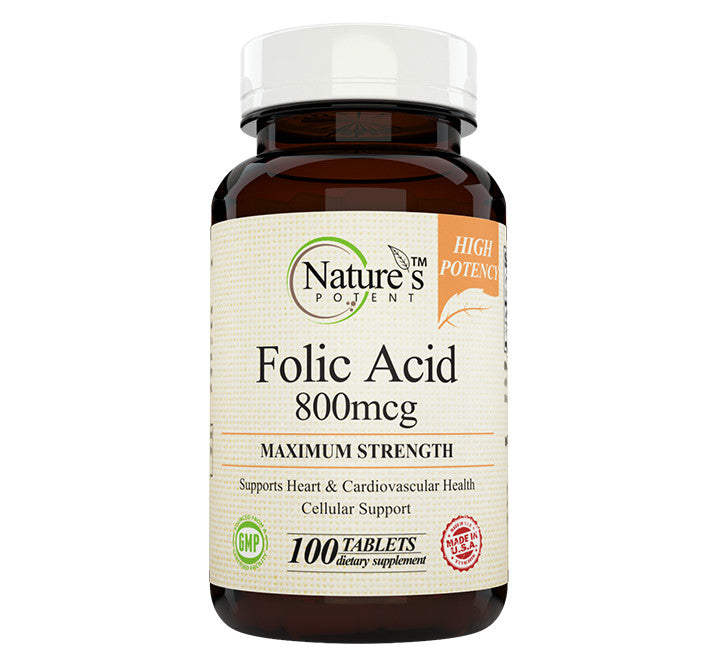 FOLIC ACID 800 MCG TAB 100