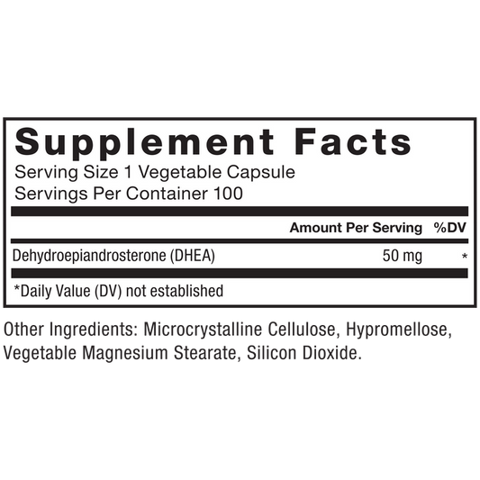 FORCE FACTOR DHEA CP 50MG100
