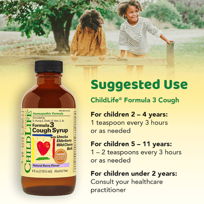 CHILDLIFE ESSENTIALS FORMULA 3 COUGH SYRUP