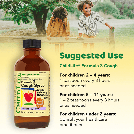CHILDLIFE ESSENTIALS FORMULA 3 COUGH SYRUP