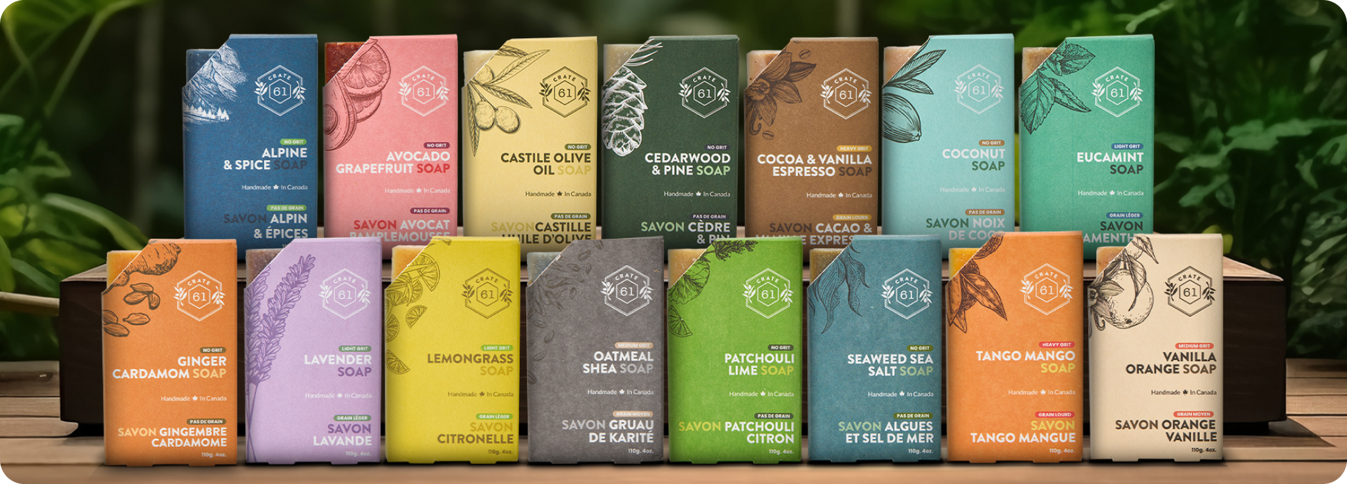 CRATE 61 BAR SOAP,EUCAMINT