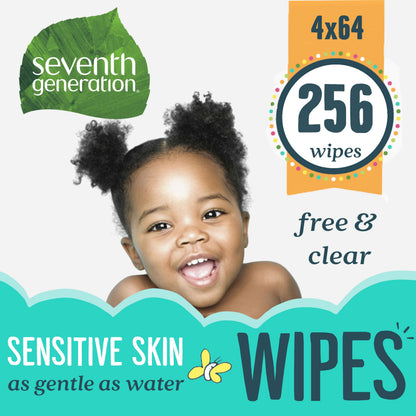 BABY WIPES,FREE & CLEAR
