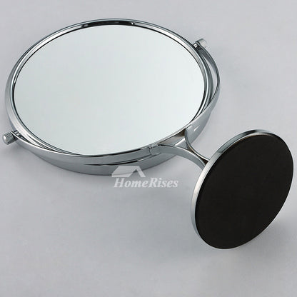 Goody 2 Sided Magnifying Makeup Mirror Standing Silver 11398, 1.0 CT