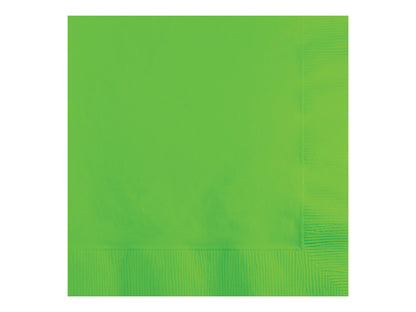 SENSATIONS Beverage Napkins - Fresh Green, 40 count