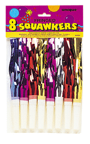 FRINGED SQUAWKERS 8 CT