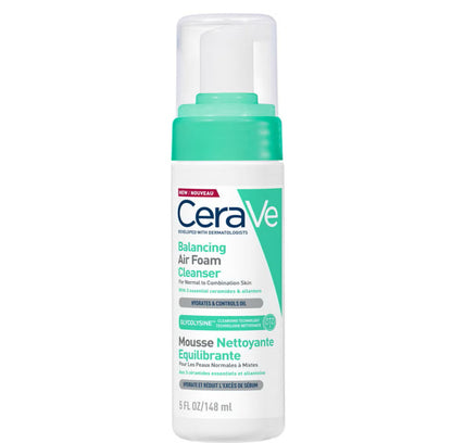 Cerave Air Foam Cleanser 8oz Normal To Combination Skin