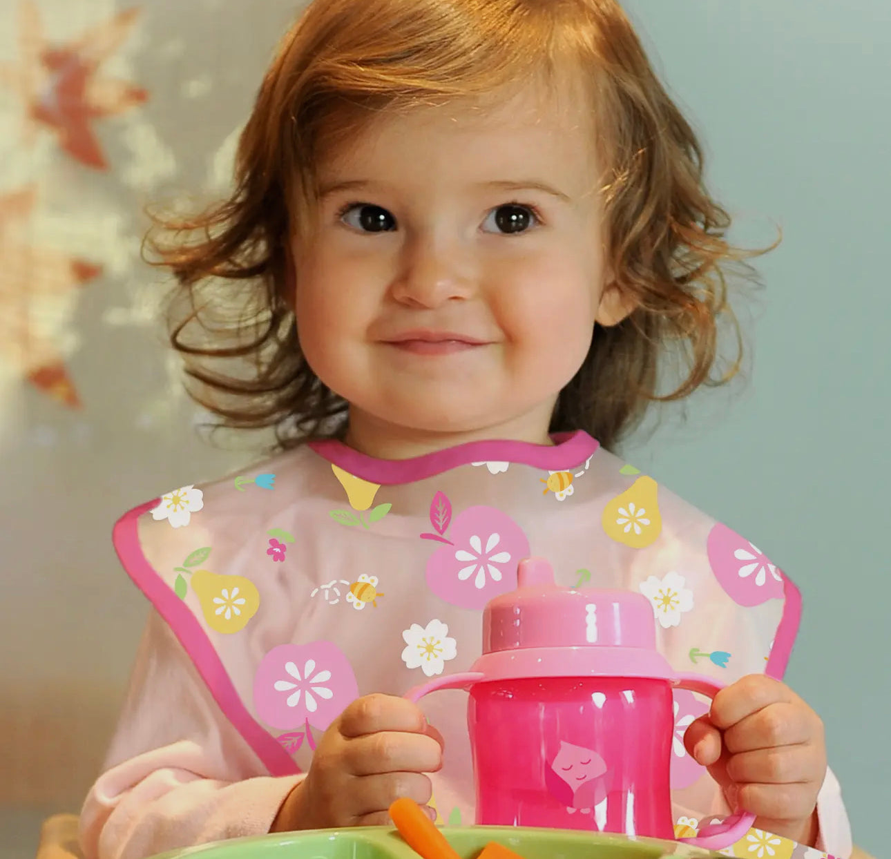 SIPPY CUP,NON-SPILL,PINK