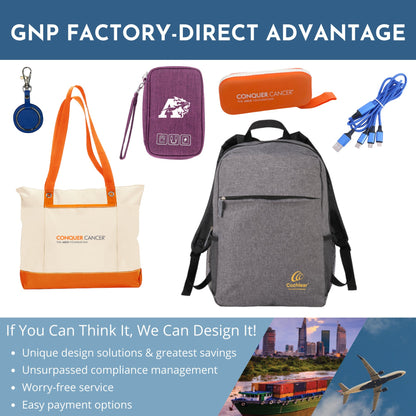 GNP BAG BRN W/HDL 9.8X4.7X12.2 250CT