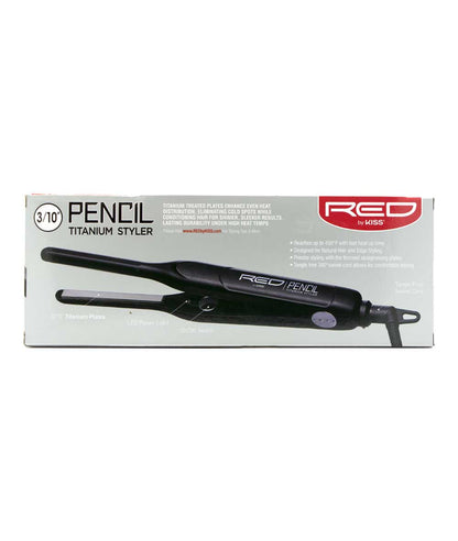 Kiss Red Pencil Titanium Styler 3/10Inch
