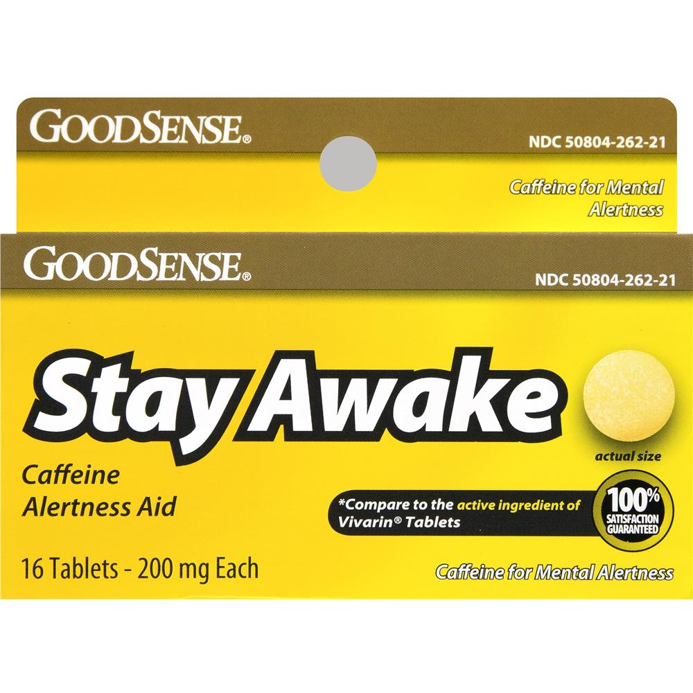 GNP ALERT AID CAFFEINE 200 MG TAB 16