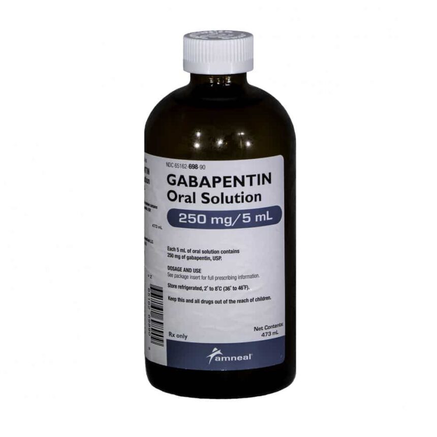 GABAPENTIN SL 250MG/5ML 470ML