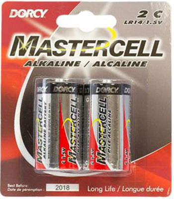 LDR BATTERY ALKALINE C 2PK