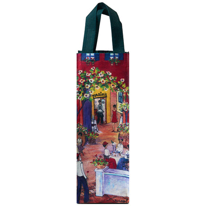 GIFT BAG BOTTLE WINE GLASS