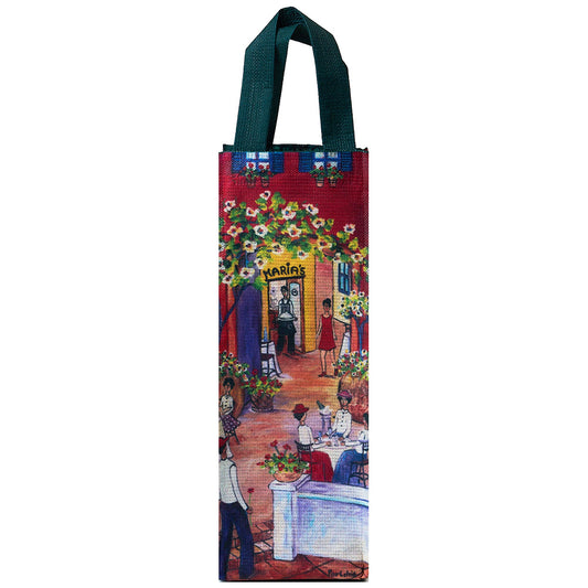 GIFT BAG BOTTLE WINE GLASS