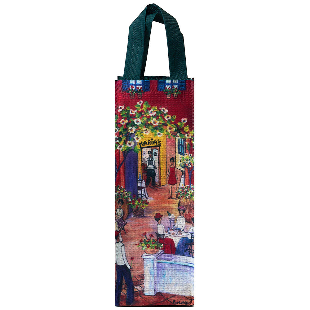 GIFT BAG BOTTLE WINE FRUIT