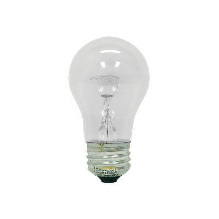 GE Lighting Decorative A15 Incandescent Ceiling Fan Light Bulb, 40-Watts, Crystal Clear, 2 Pack