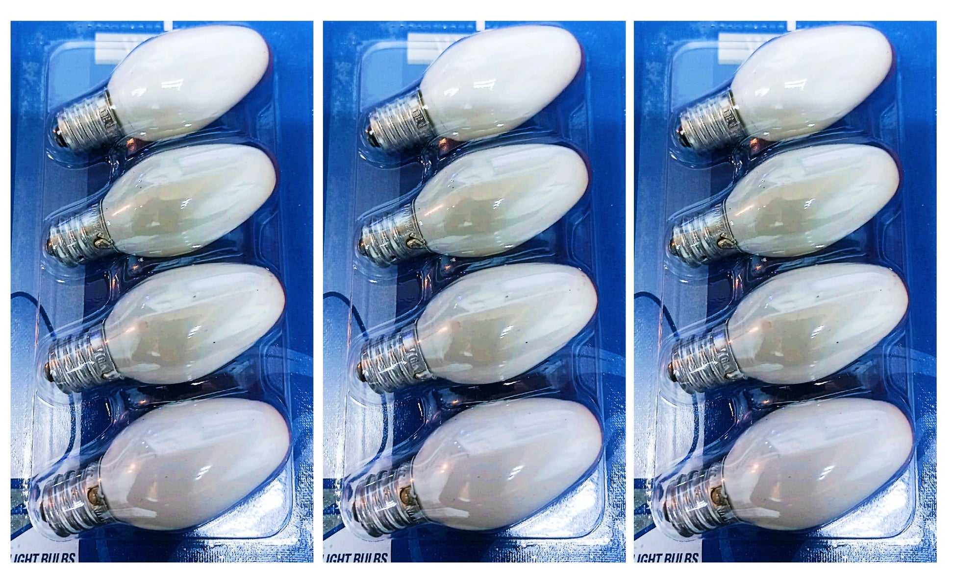 GE 4W C7 Night Light Incandescent Light Bulb White (4-Pack)