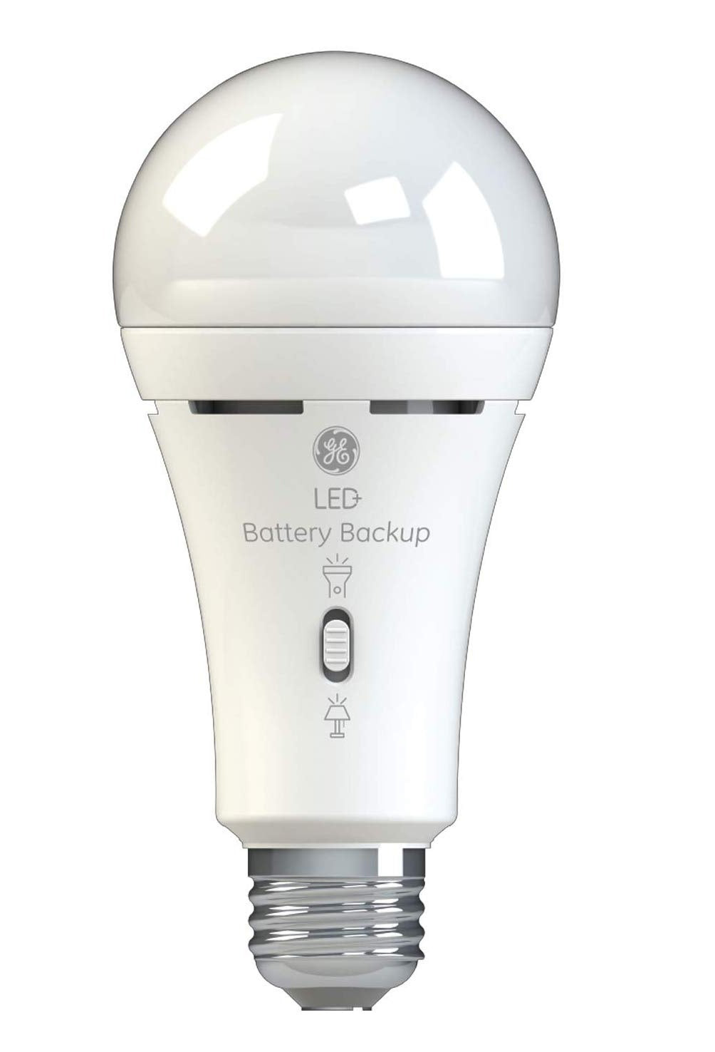 GE Lighting LED+ Battery Backup A21 LED Light Bulbs with Built-in Flashlight