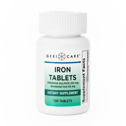 FERROUS SULFATE 325MG EC TAB 100CT U-S