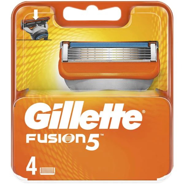 Gillette Mens Fusion 5 Refills 4 Count