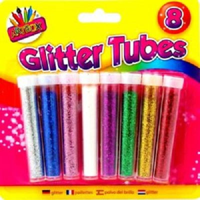 CLi Assorted Glitter Tubes, 6 count