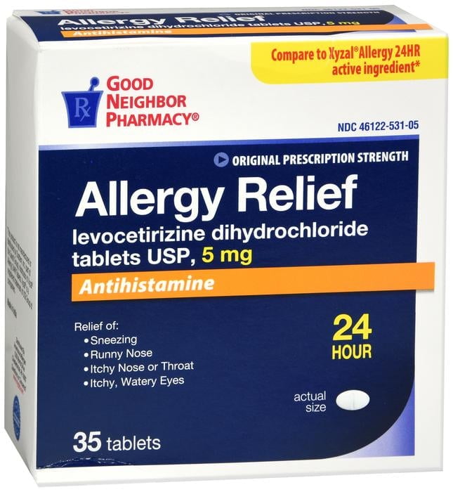 GNP LEVOCETIRZINE 5MG USP TAB 10CT