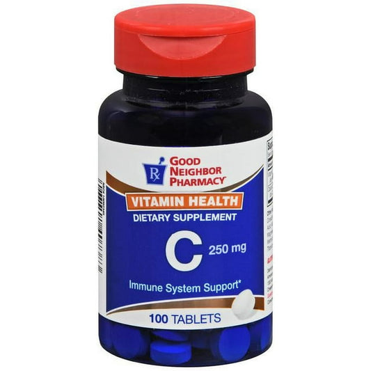 GNP VIT C 250 W/CALC TAB 100