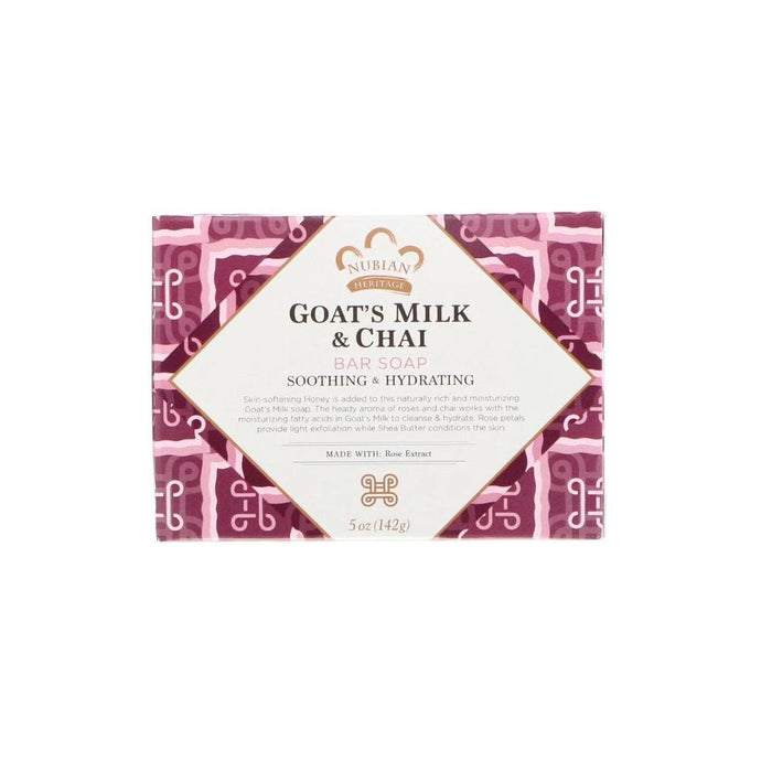 NUBIAN SOAP GOAT MILK CHAI  5OZ