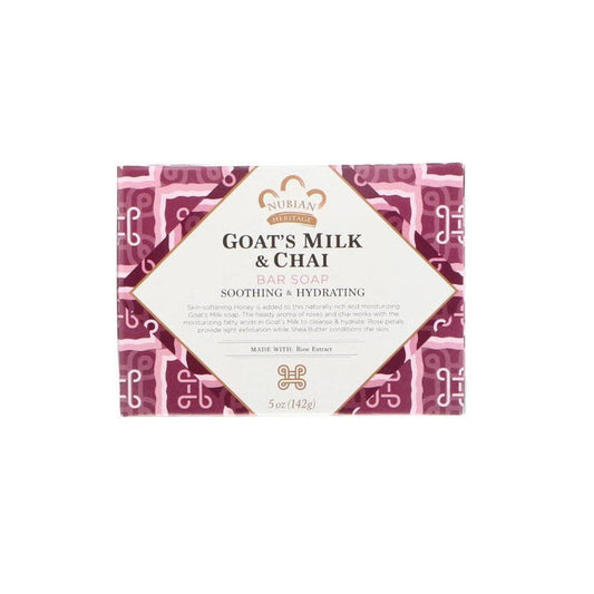NUBIAN SOAP GOAT MILK CHAI  5OZ