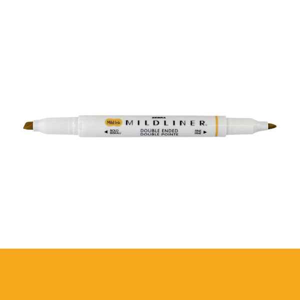 Zebra Midliner Double Ended Art & Stationary Markers - Assorted Neutrals, 10 pack