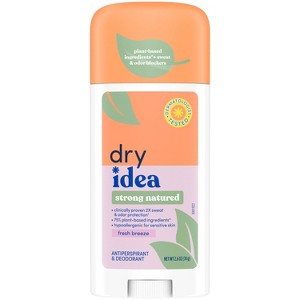 Dry Idea Deodorant 2.6oz Plant Based Solid Fresh Breeze