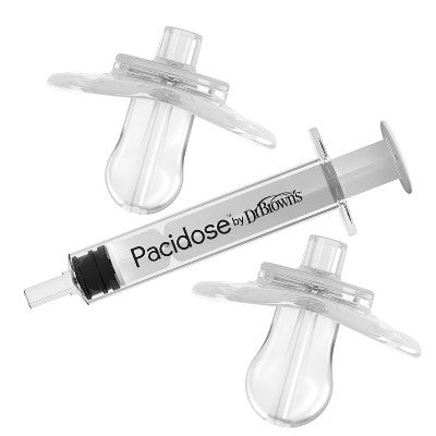 Dr Brown's Pacidose Liquid Medicine Dispenser for Babies with 2 Pacifier Bulbs - 0-6M & 6-18M