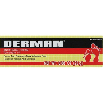 DERMAN Antifungal Foot Cream, 1.76 oz