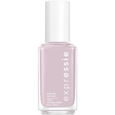 essie expressie quickdry nail polish, vegan formula, gray, World As A Canvas, 0.33 fl oz
