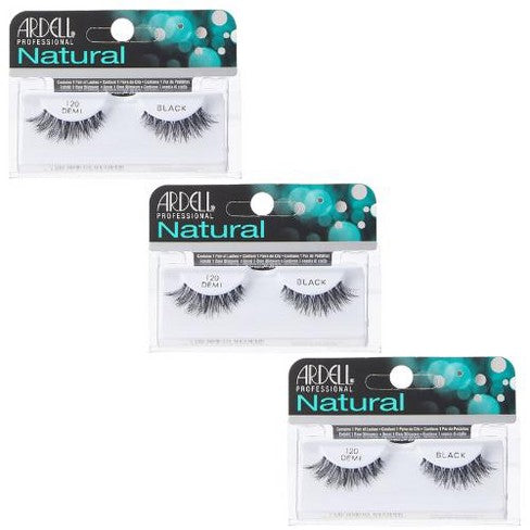 Ardell Fashion Lashes Deluxe Pack with Duo Adhesive - 120 Demi Black