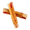Good 'n' Fun Triple Flavor Rolls Rawhide with Pork, Beef and Chicken Flavor Dog Treats, 6 count