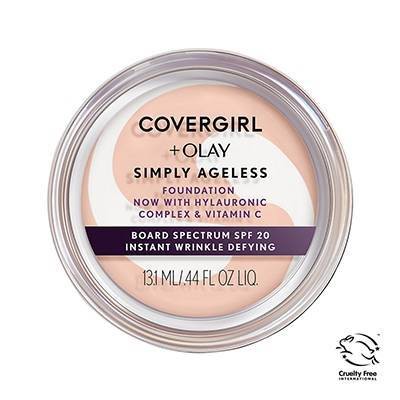 COVERGIRL + Olay Simply Ageless Wrinkle Defying Foundation Compact - 220 Creamy Natural