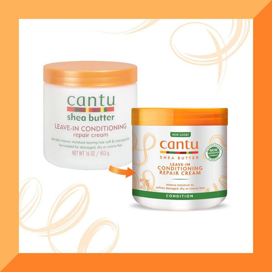 Cantu Shea Butter Leave-In Conditioning Repair Hair Cream, 16oz