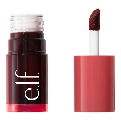 e.l.f. Sheer For It Blush Tint Stain For Lips + Cheek - Left On Red, 0.22 oz