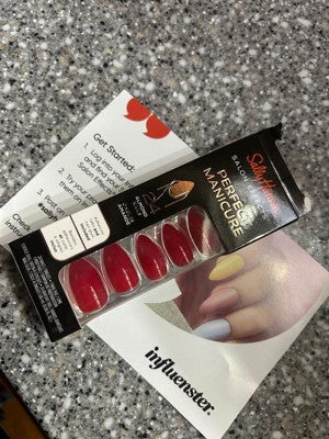 Sally Hansen Salon Effects Perfect Manicure Nails Kit - Beet Pray Love, 24 count